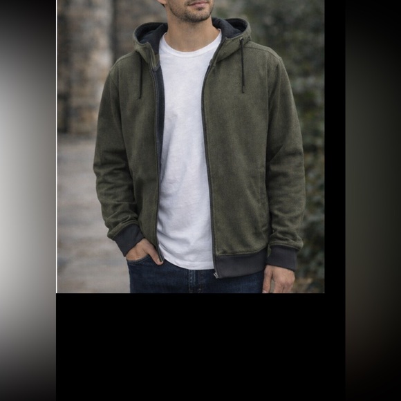 The North Face Men's Dark Green Zip-Up Light Jacket - Picture 1 of 6